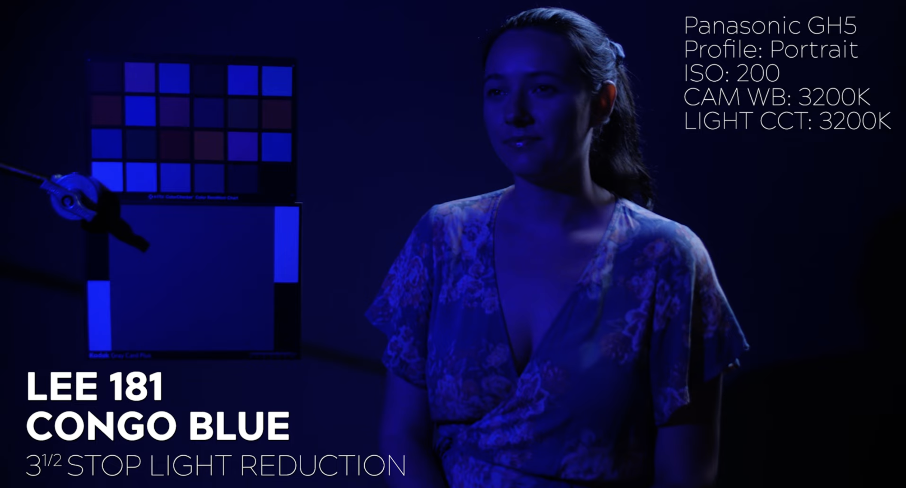 Congo Blue 181 - Real lighting setup