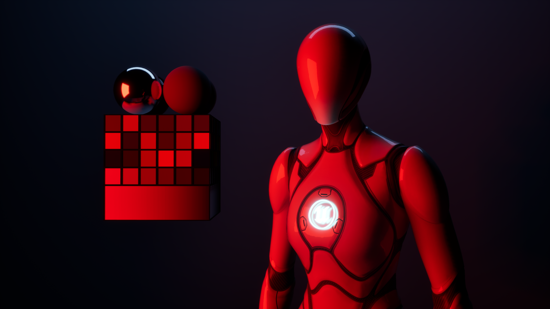 Primary Red 106 - Unreal Engine recreation